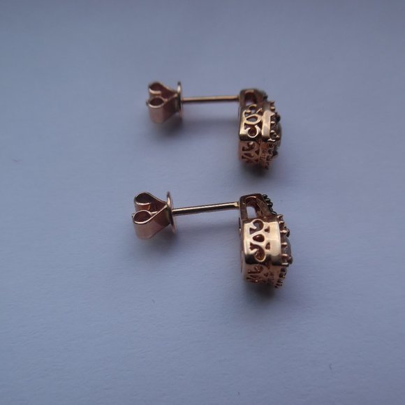 Le Vian Chocolatier Diamond Halo Stud Earrings - Picture 6 of 10